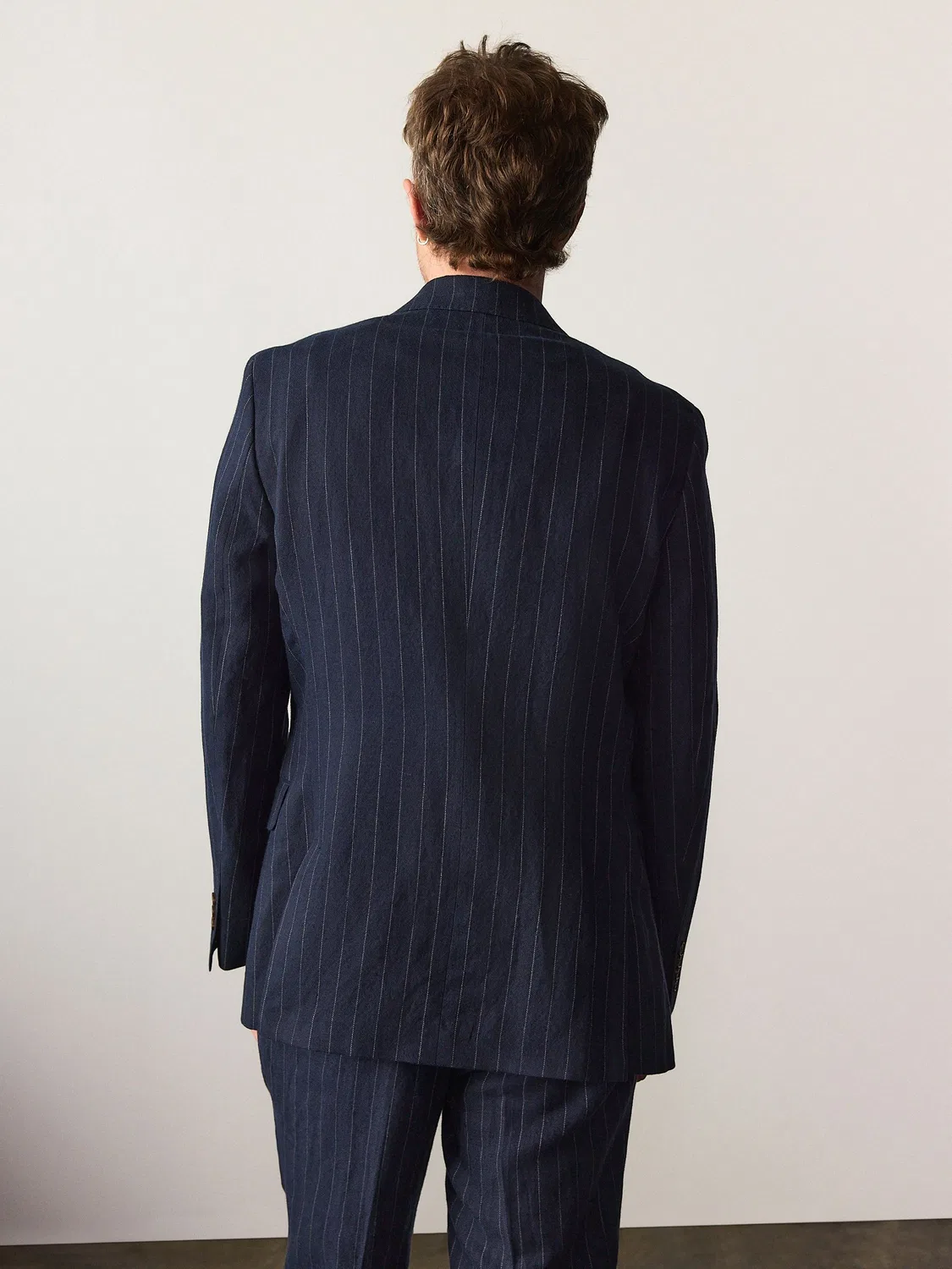 Пиджак костюмный Tailored Fit, Leomaster Next, темно-синий — фото 3
