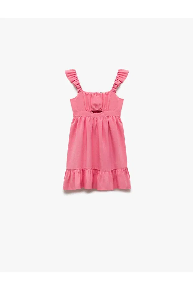 Детское платье для девочек с длинным рукавом Koton, Rose