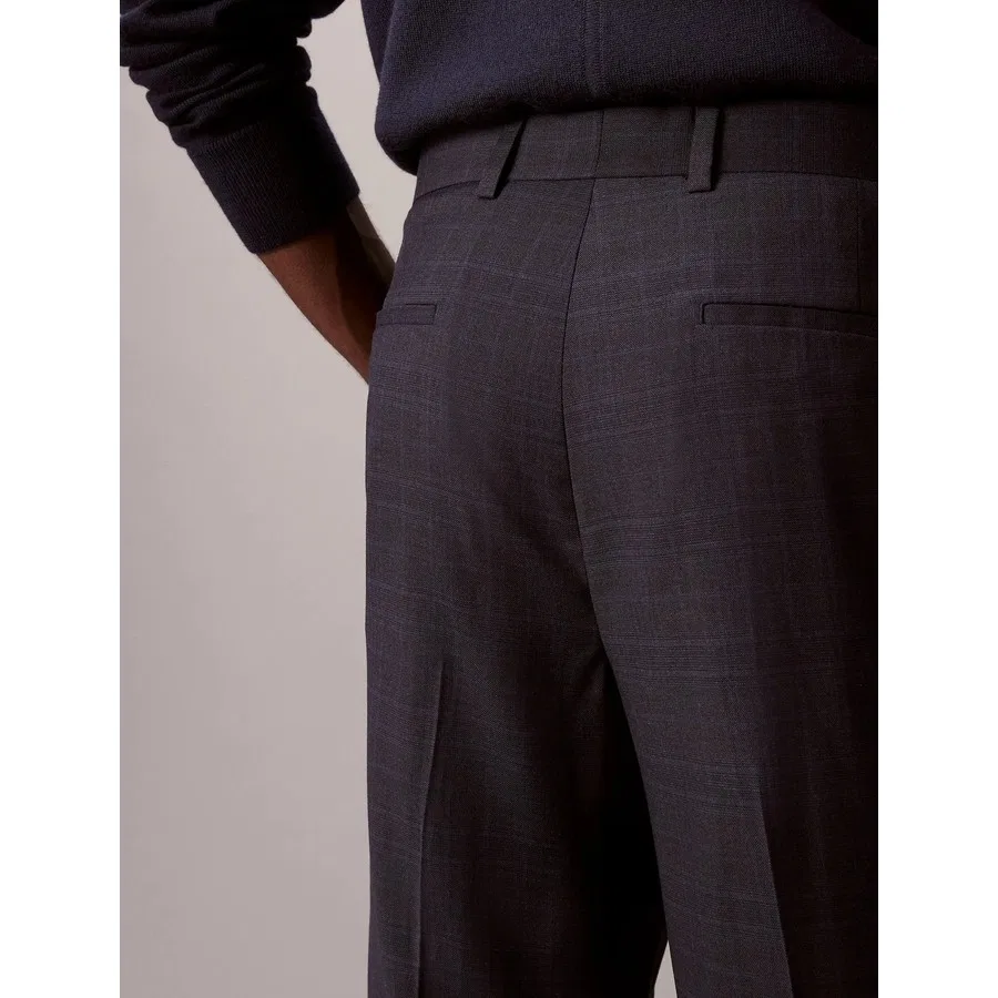 Брюки спортивные с длинным рукавом Calvin Klein Slim Viscose Blend, Темно-синий — фото 2