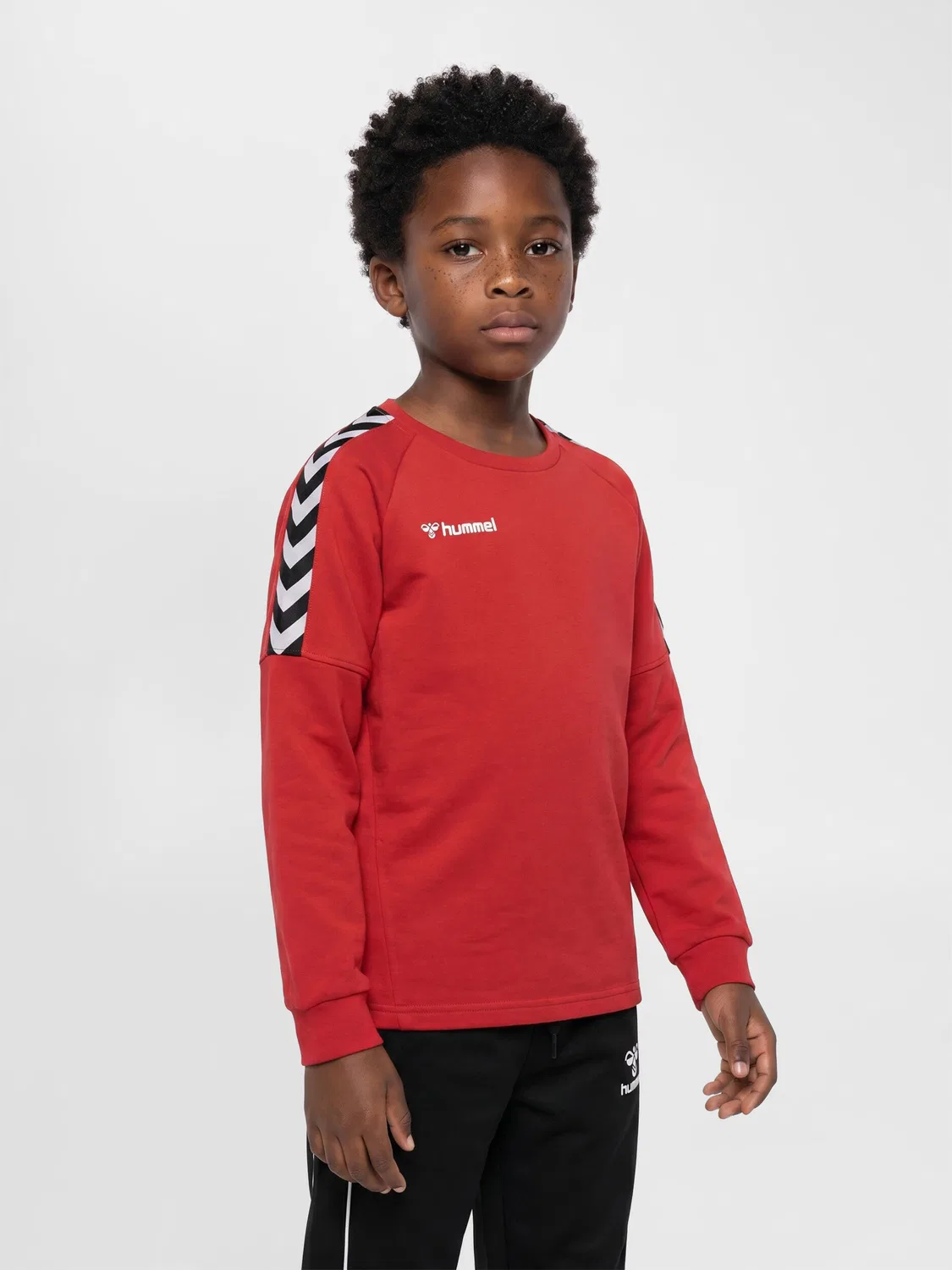 Детский свитшот с принтом Hmlauthentic Hummel, Rot