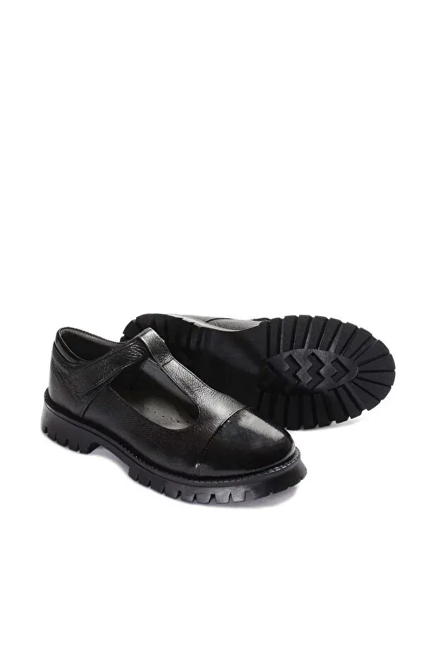Детские туфли для девочек из лаковой кожи Ayakkabıhane, Black Patent Leather