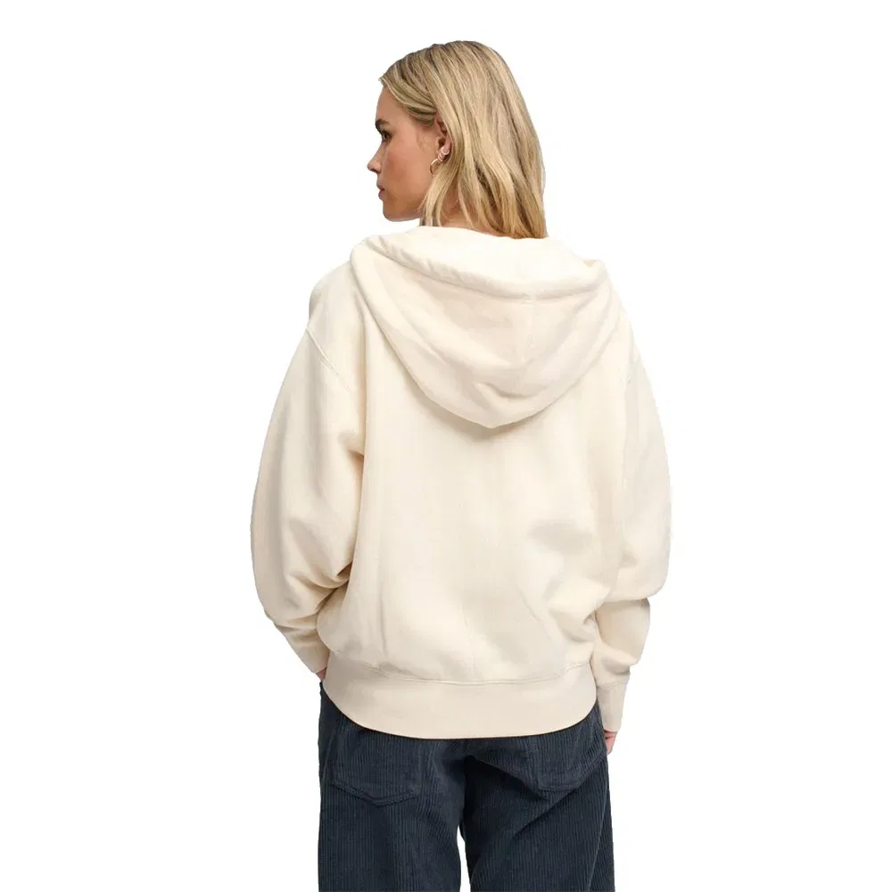 Женский свитшот с капюшоном Luxe Casual Superdry, Beige — фото 2