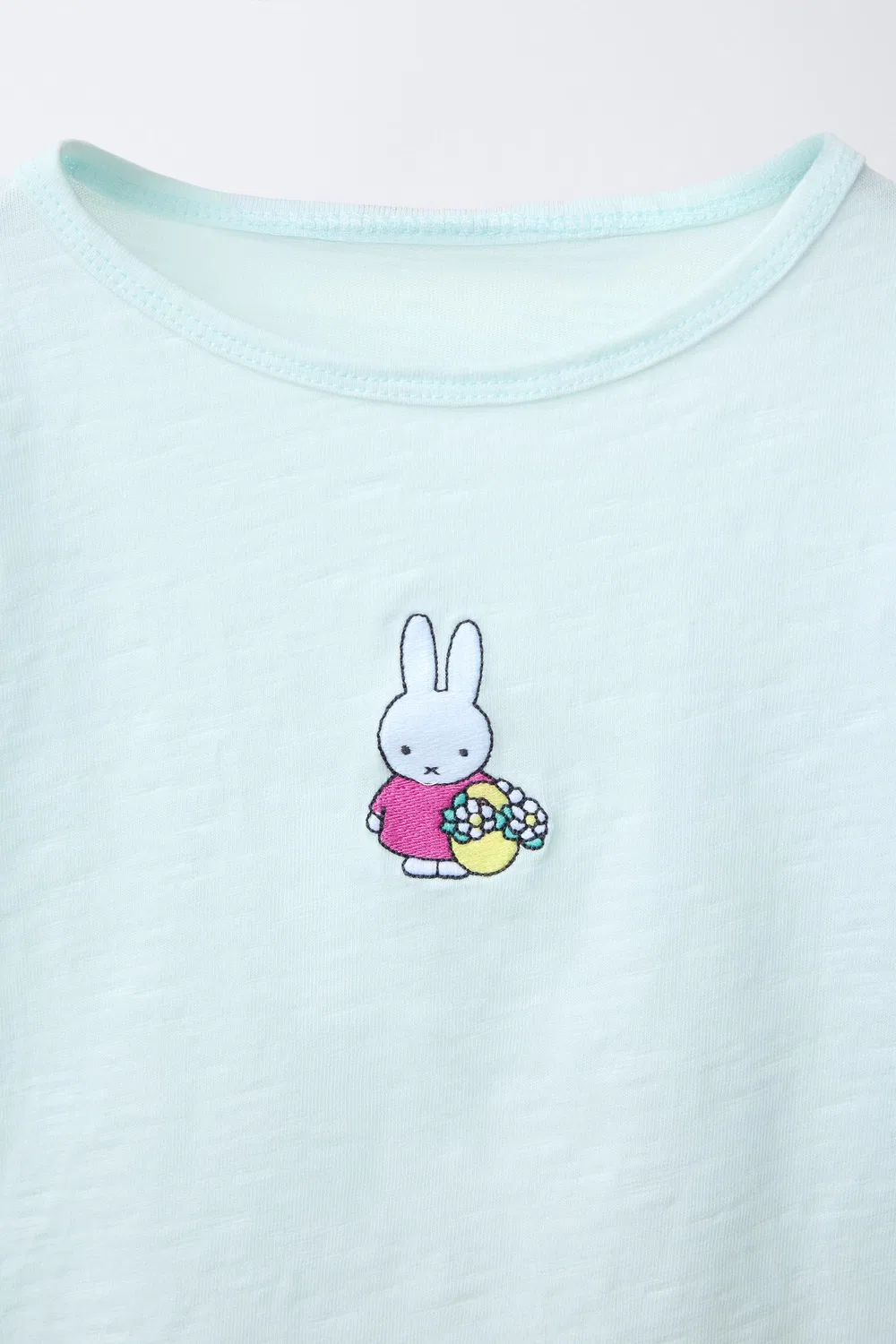 Футболка с принтом MIFFY MERCIS BV ZARA, Light Blue — фото 3