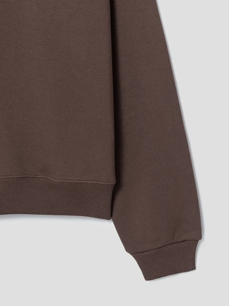 Футболка с длинным рукавом Le Camionneur Gros Grain JACQUEMUS, Dark Brown — фото 4