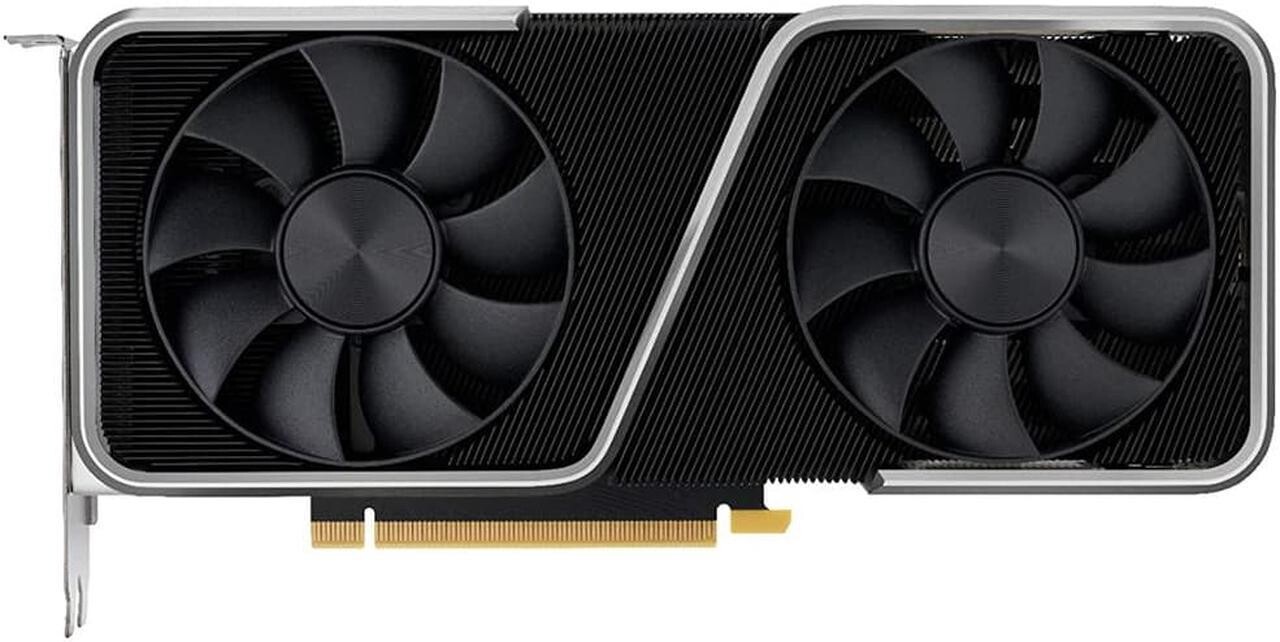 

Видеокарта NVIDIA GeForce RTX 3060 Ti Founders Edition, 8 Гб, титаново-черный