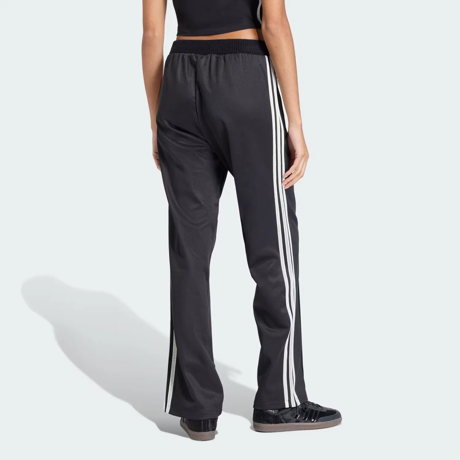Женские спортивные брюки с вязаной отделкой крючком Firebird, Adidas Originals, черный — фото 3