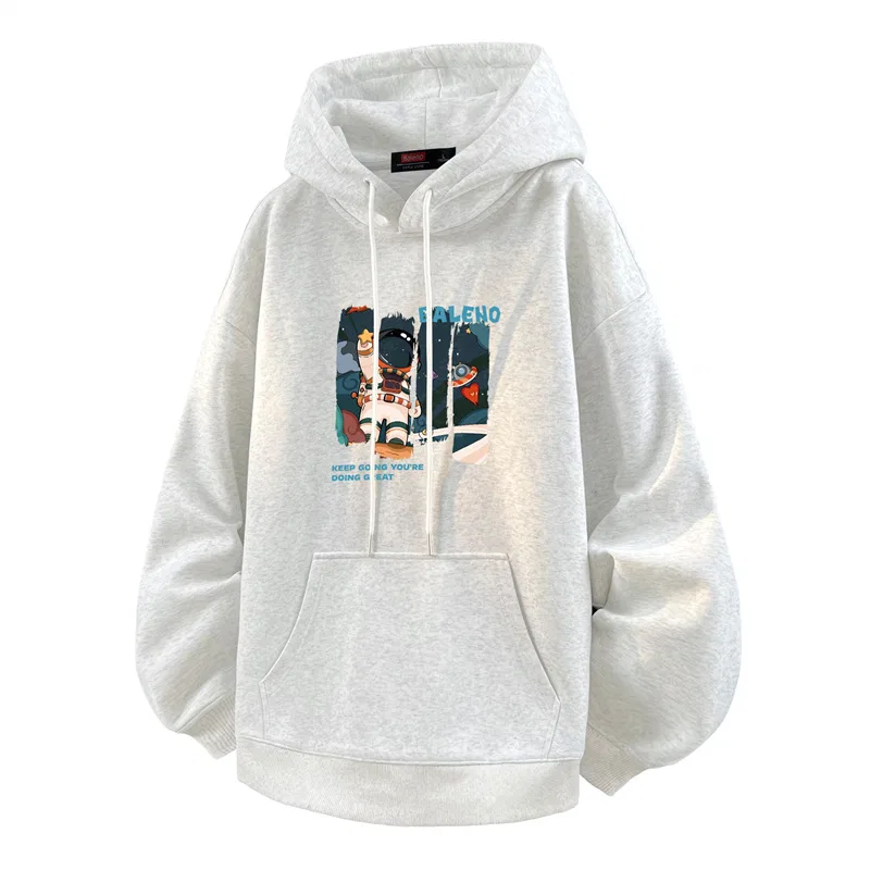 Детский свитшот с длинным рукавом BALENO, White Heather Gray