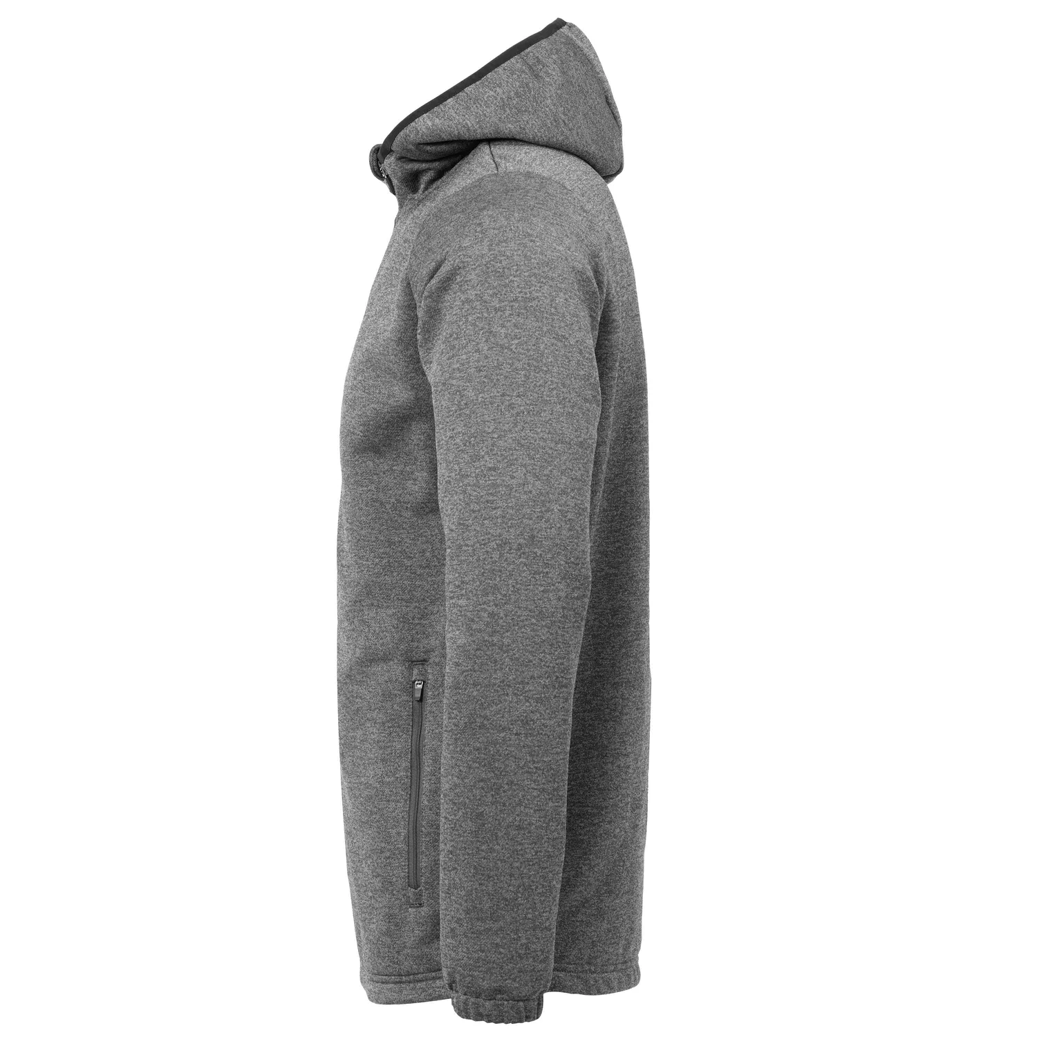 Детская флисовая куртка с капюшоном Essential Fleece Uhlsport, Grau / Kohlengrau / Dunkelgrau — фото 3