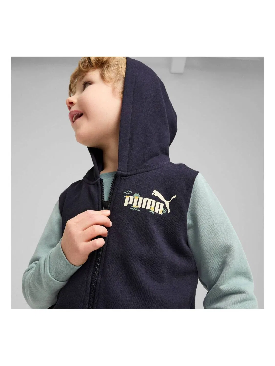 Худи на молнии Puma Sandy Adventures синего цвета — фото 2
