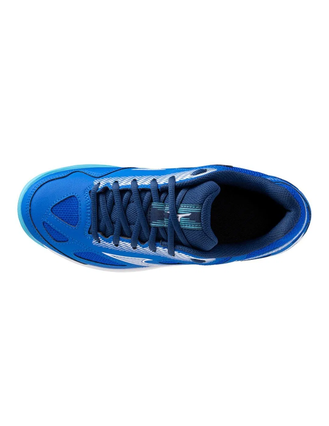 Детские кроссовки с плоской подошвой Stealth Star 2 Mizuno, Blau Pazifikblau Weiss — фото 3