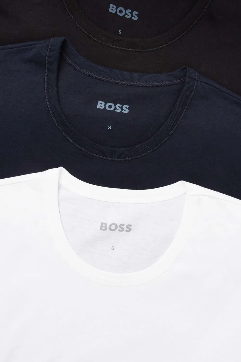 Футболка с принтом комплект из 3 футболок BOSS, черный — фото 3