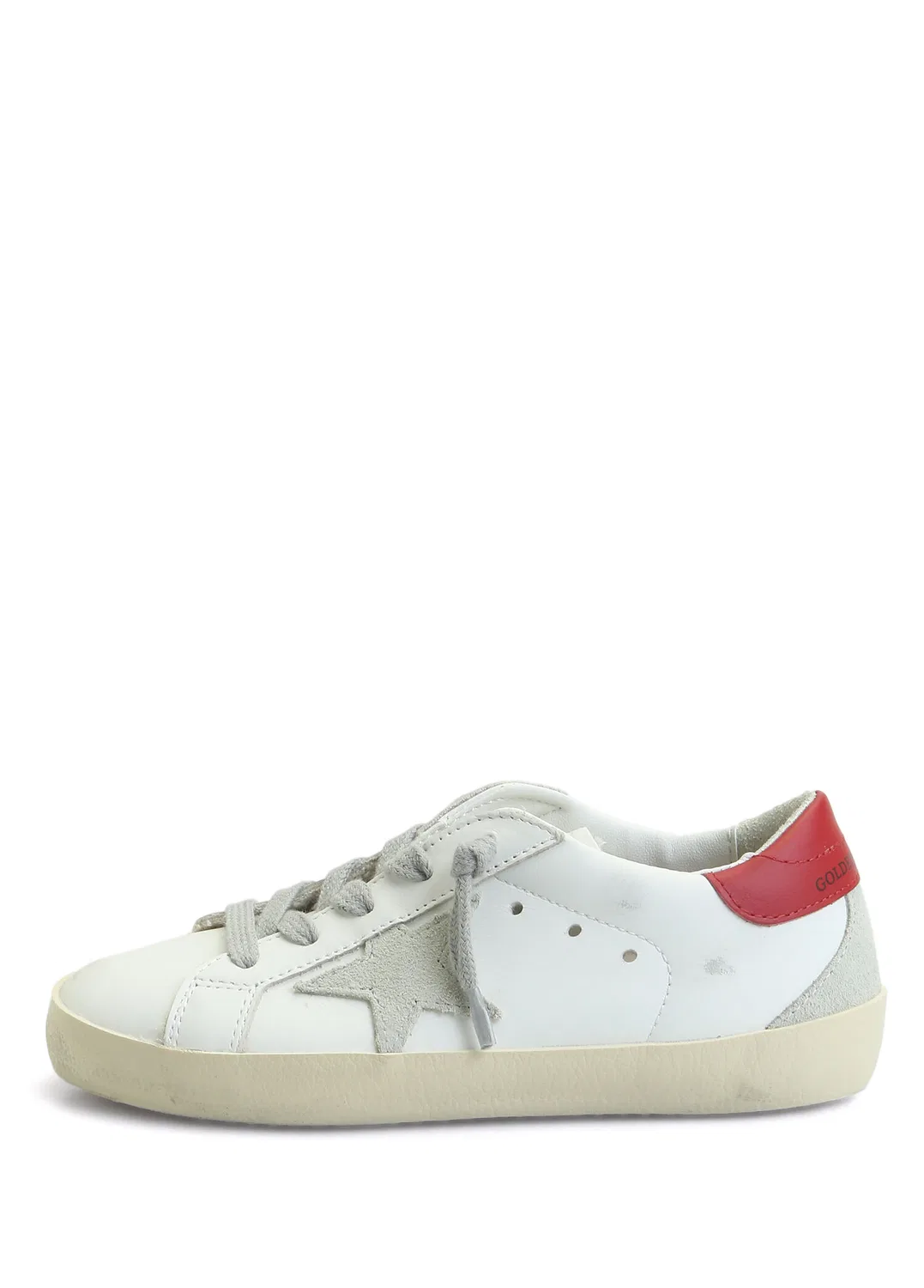 Кроссовки Golden Goose Super-Star, красный-белый