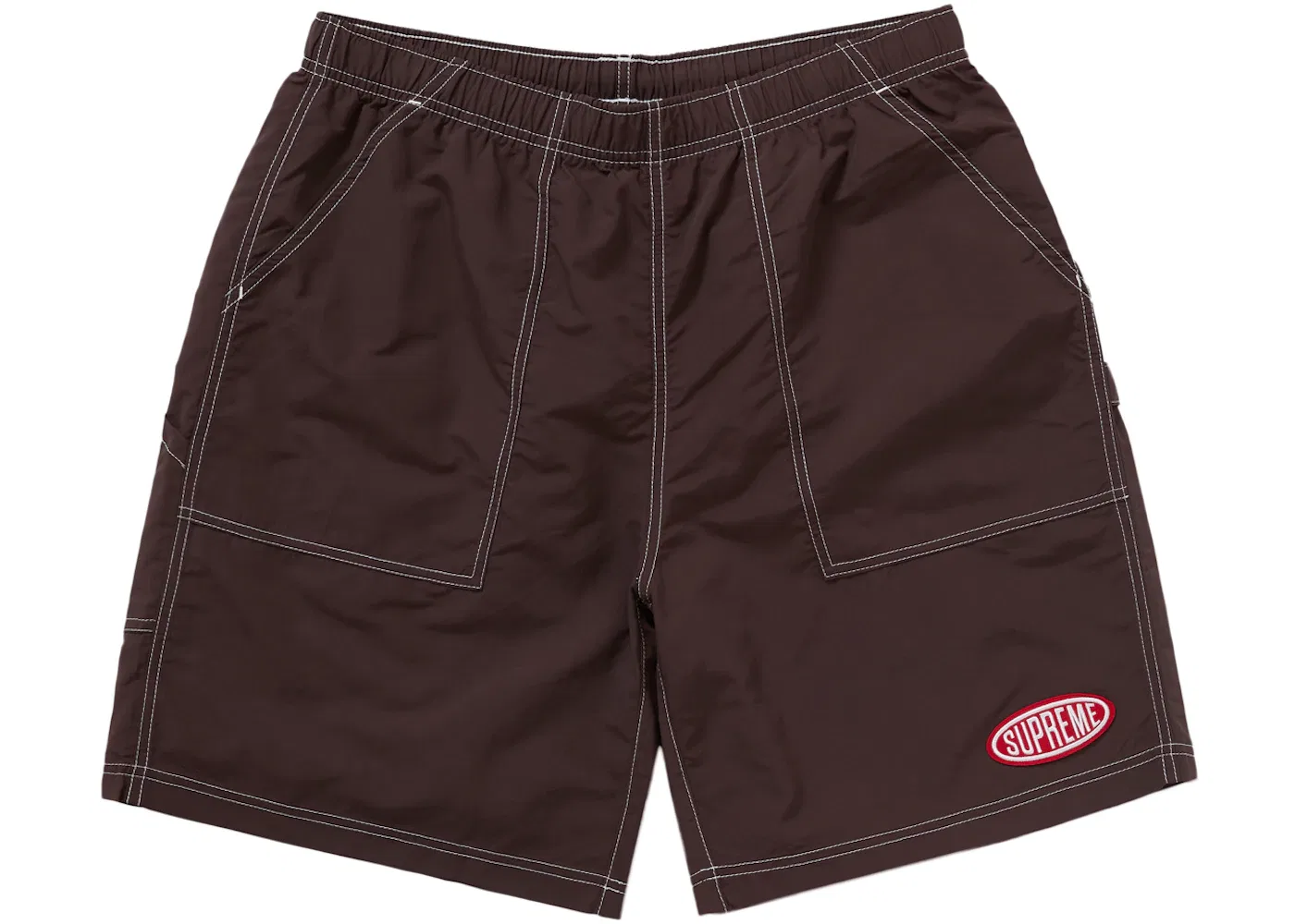 Мужские шорты Supreme Nylon Painter Short (SS24), Dark Brown