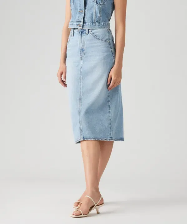 Юбка макси с разрезом, высокая талия, Levi'S