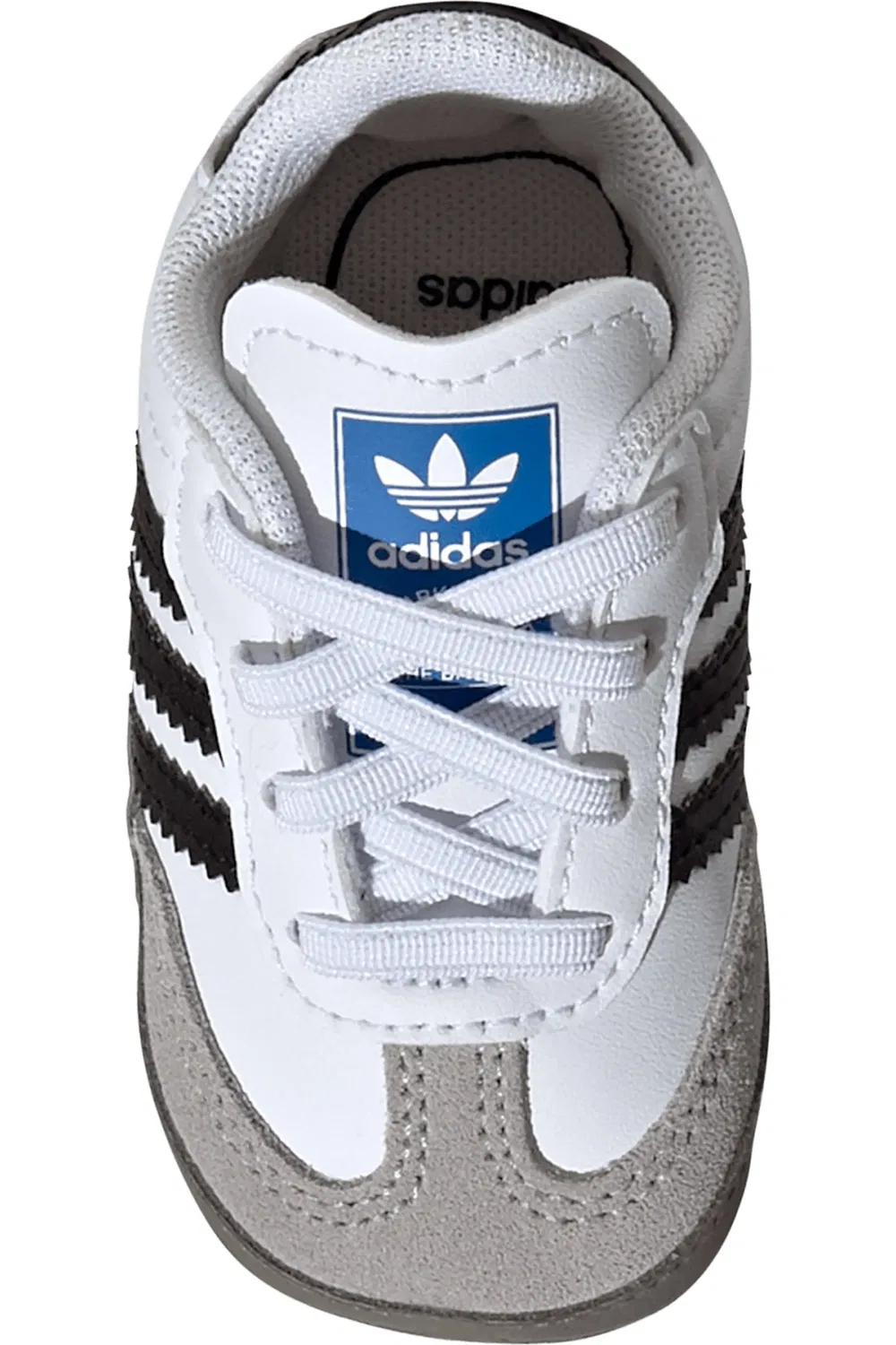 Детские кроссовки на мягкой подошве Samba Crib adidas, Ftwwht/Cbl — фото 4