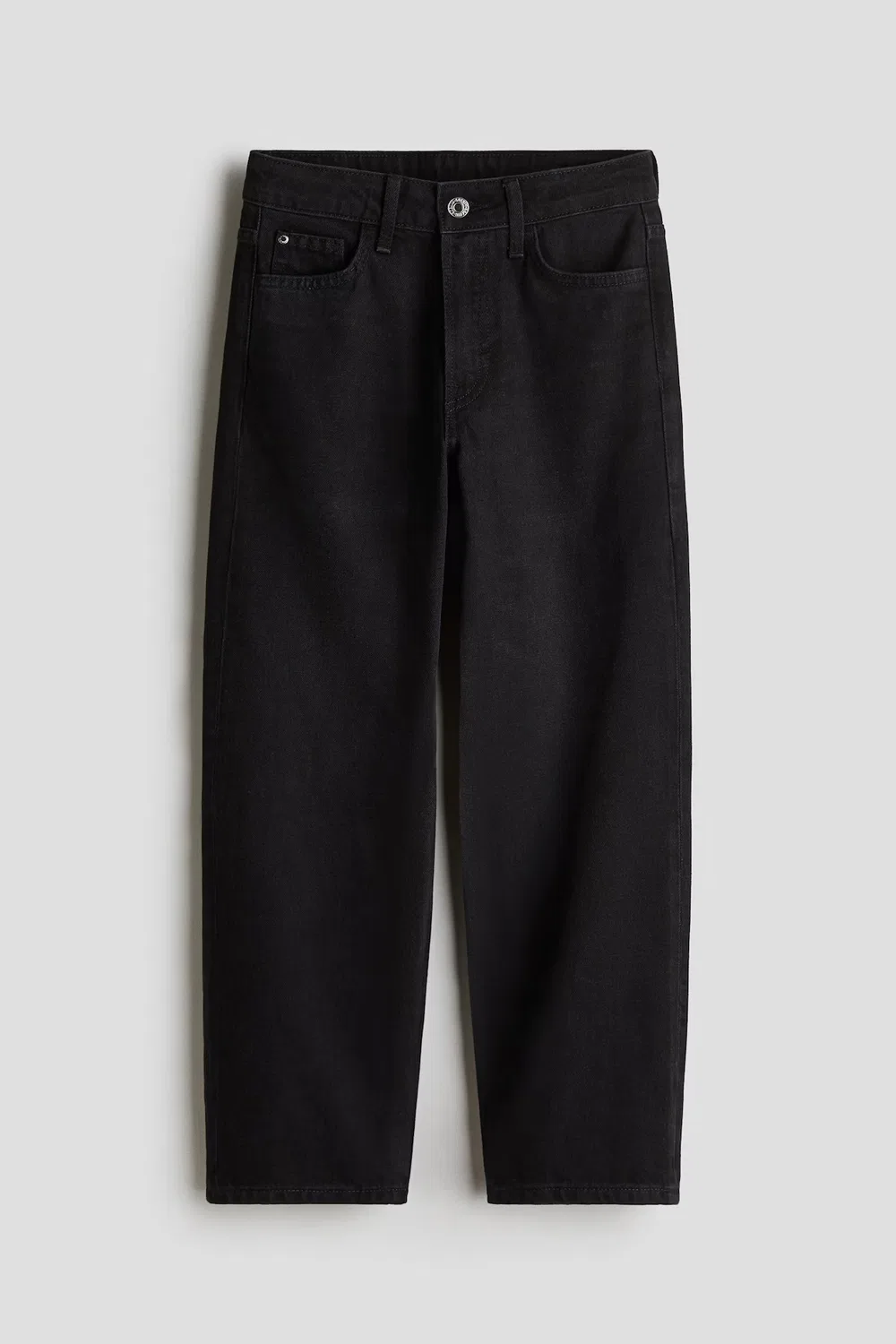 Джинсы свободного кроя H&M, Denimschwarz — фото 3