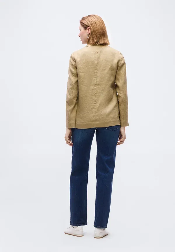 Блейзер из льна New essential, Tommy Hilfiger, Beige, бежевый — фото 4