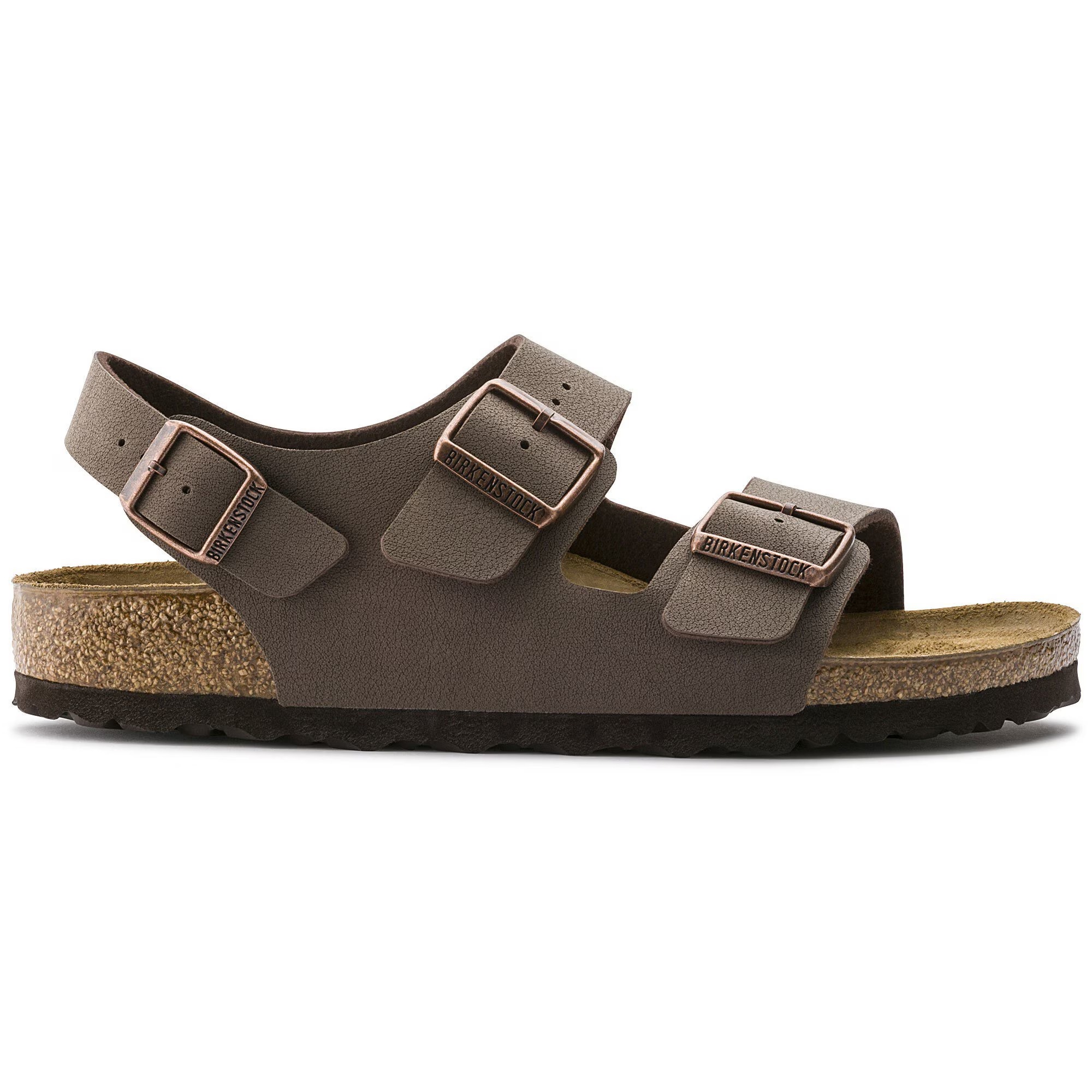 

Сандалии Birkenstock Milano Birko-Flor Nubuk, коричневый