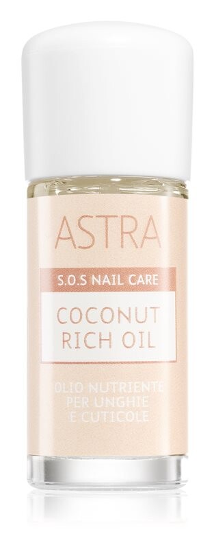 

Кокосовое масло для ногтей и кутикулы Astra Make-up S.O.S Nail Care Coconut Rich Oil