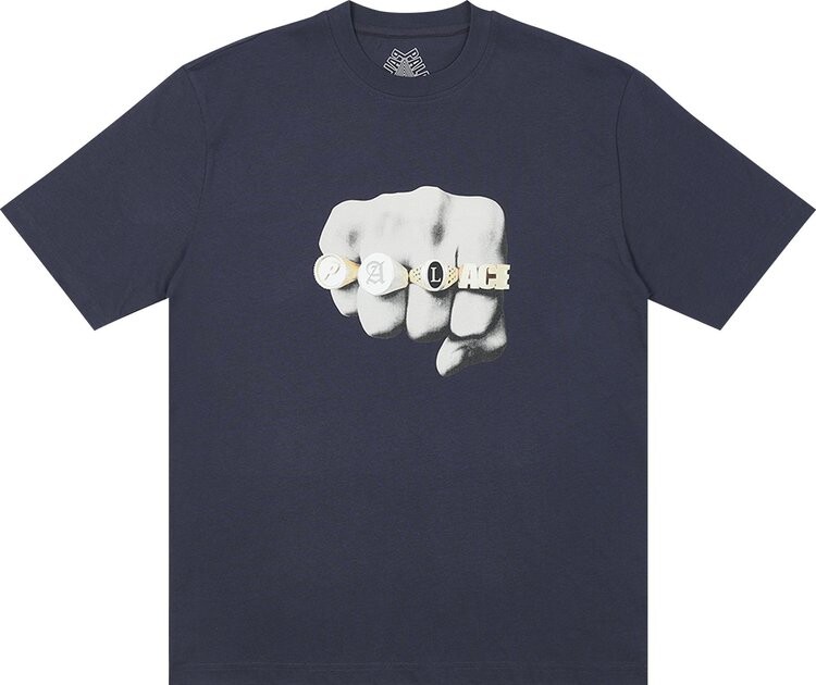 

Футболка Palace Spud T-Shirt 'Navy', синий