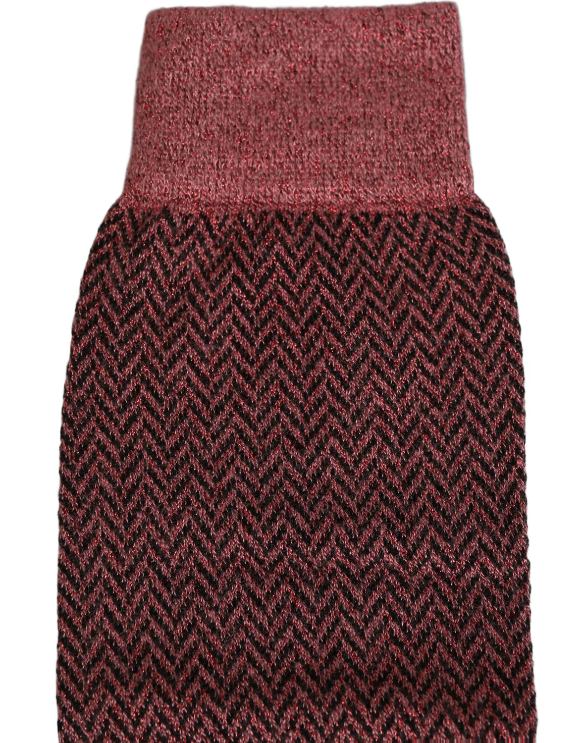 Мужские высокие носки с текстурой елочка Burgundy Viscose Over The Calf, Dolce & Gabbana, Burgundy