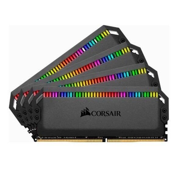 

Оперативная память Corsair Dominator Platinum RGB, 64ГБ, (4x16ГБ), DDR4, 3600 МГц, CL18, CMT64GX4M4K3600C18, черный