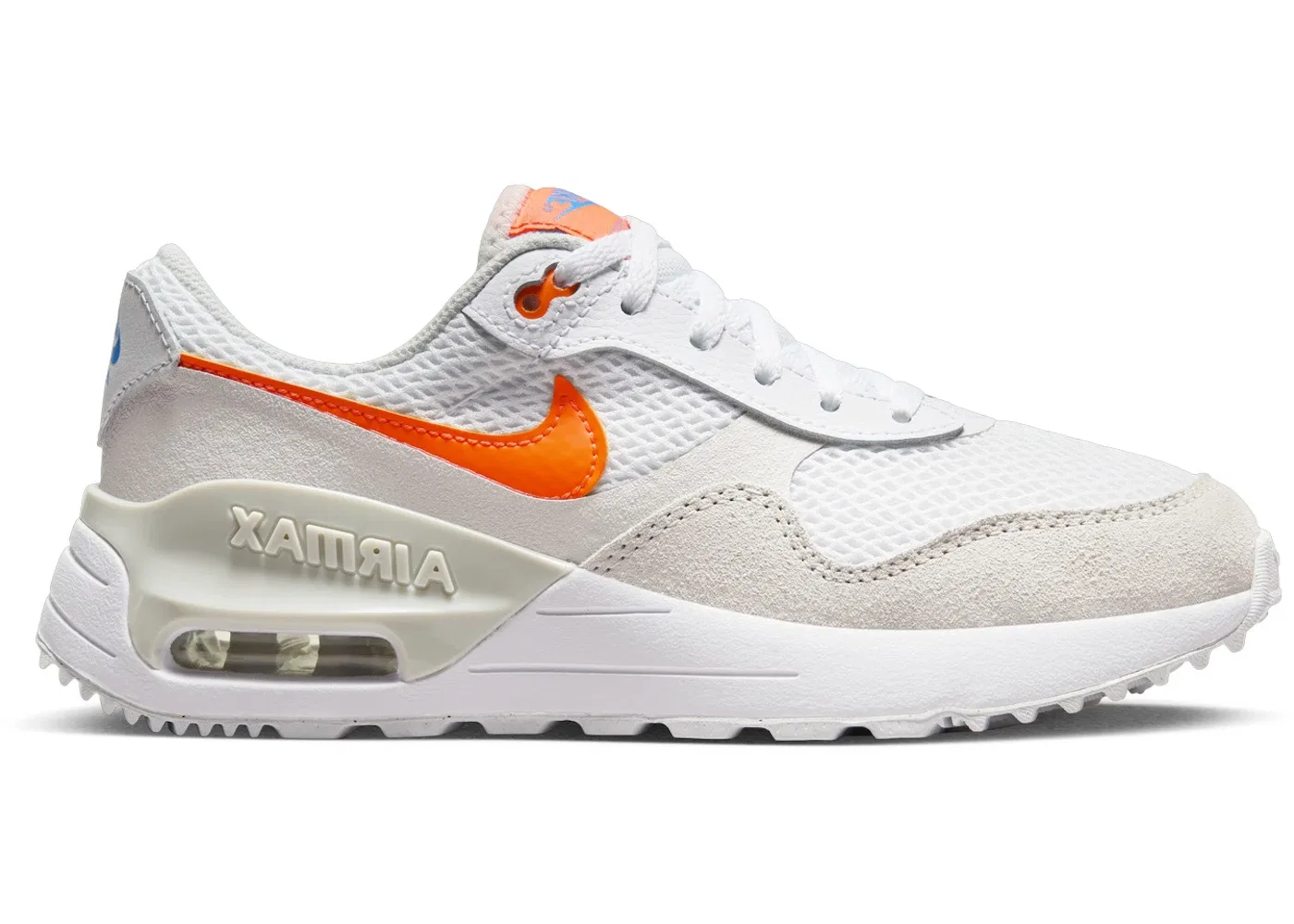 Детские кроссовки Lifestyle Nike Air Max SYSTM, White Phantom Photon Dust Total Orange