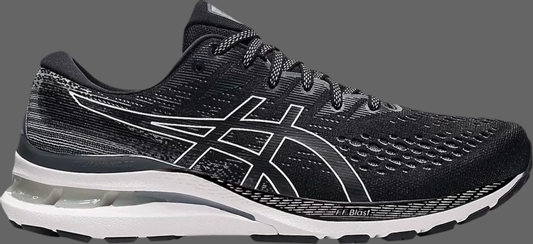 Кроссовки gel kayano 28 'black white' Asics, черный - фото