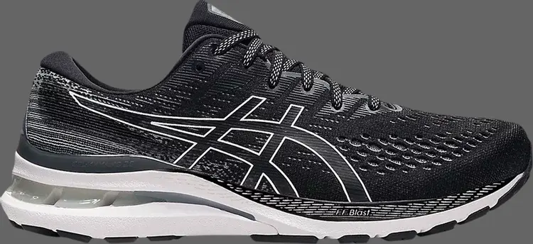 

Кроссовки gel kayano 28 'black white' Asics, черный
