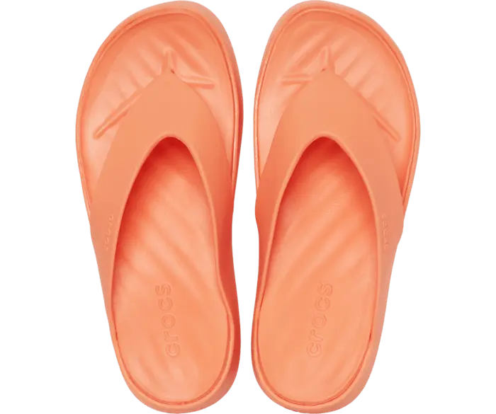 Шлепанцы Crocs Getaway Platform Flip, оранжевый — фото 4