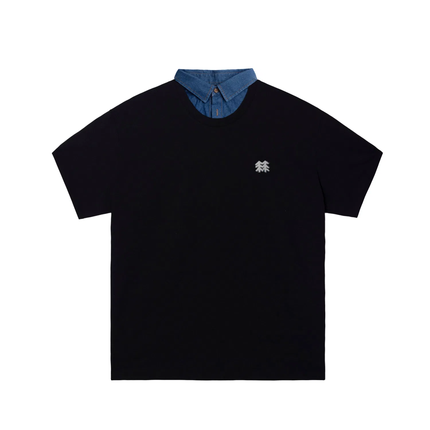 Детская футболка с поло-воротником Black KOLON SPORT