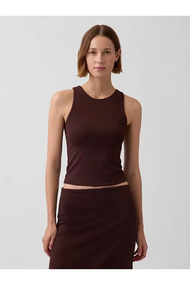 Женский топ без рукавов Gap, Brown-002