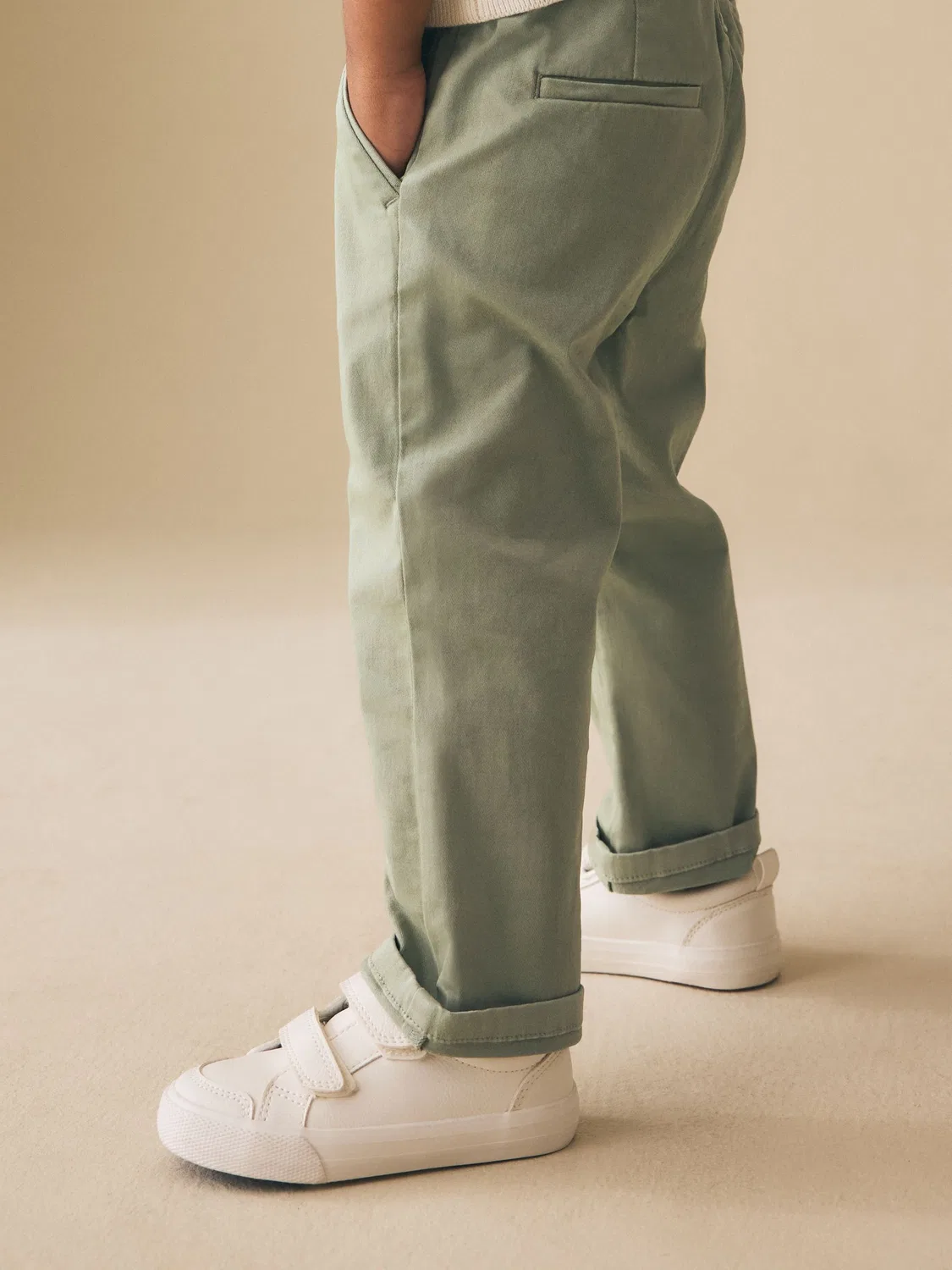 Чиносы, стрейч, Sage Green Next — фото 4