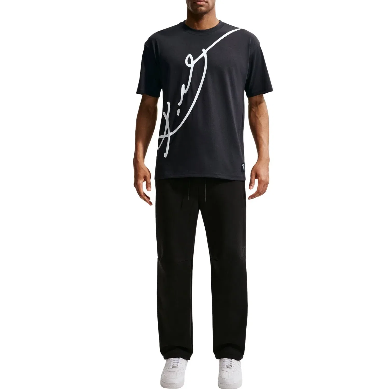 Мужская футболка с принтом Nike x Kobe Dri-FIT, черный — фото 2