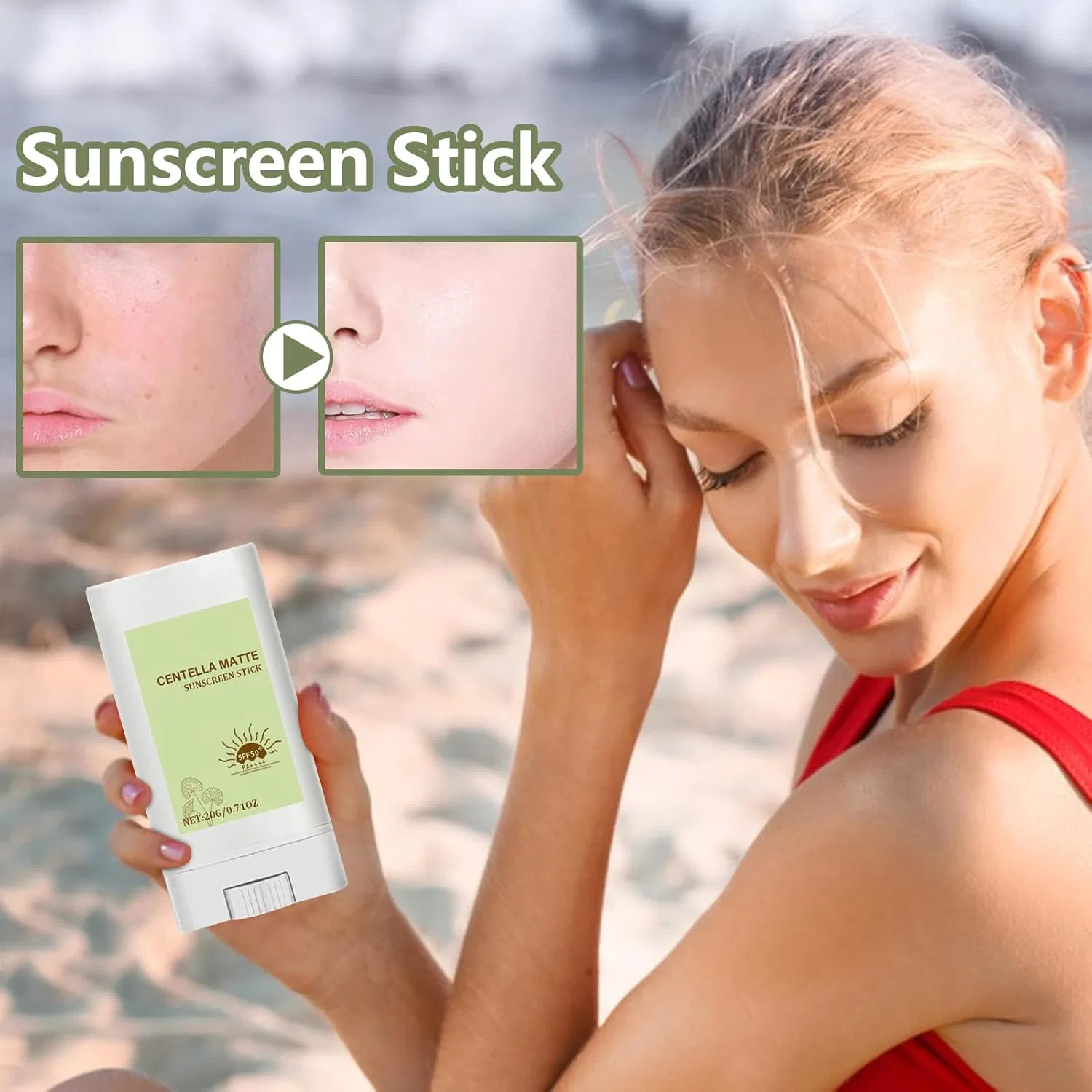 Солнцезащитный стик SPF 50+, Generisch, 20 г — фото 3