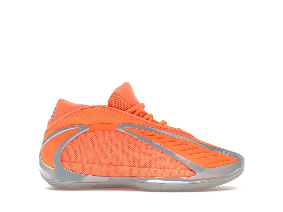 Детские кроссовки для мальчиков с длинным шнурком Adidas AE 2, Lucid Orange/Silver Metallic/Grey One