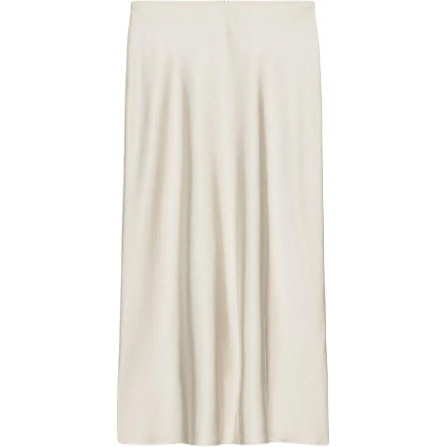Женская длинная юбка Casual Ice White ZARA, Ice White — фото 4
