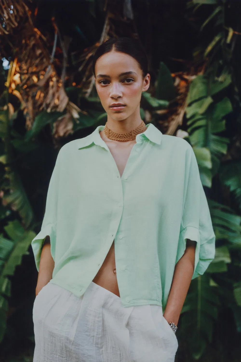 Футболка с воздушным шаром ZARA, Mint — фото 2