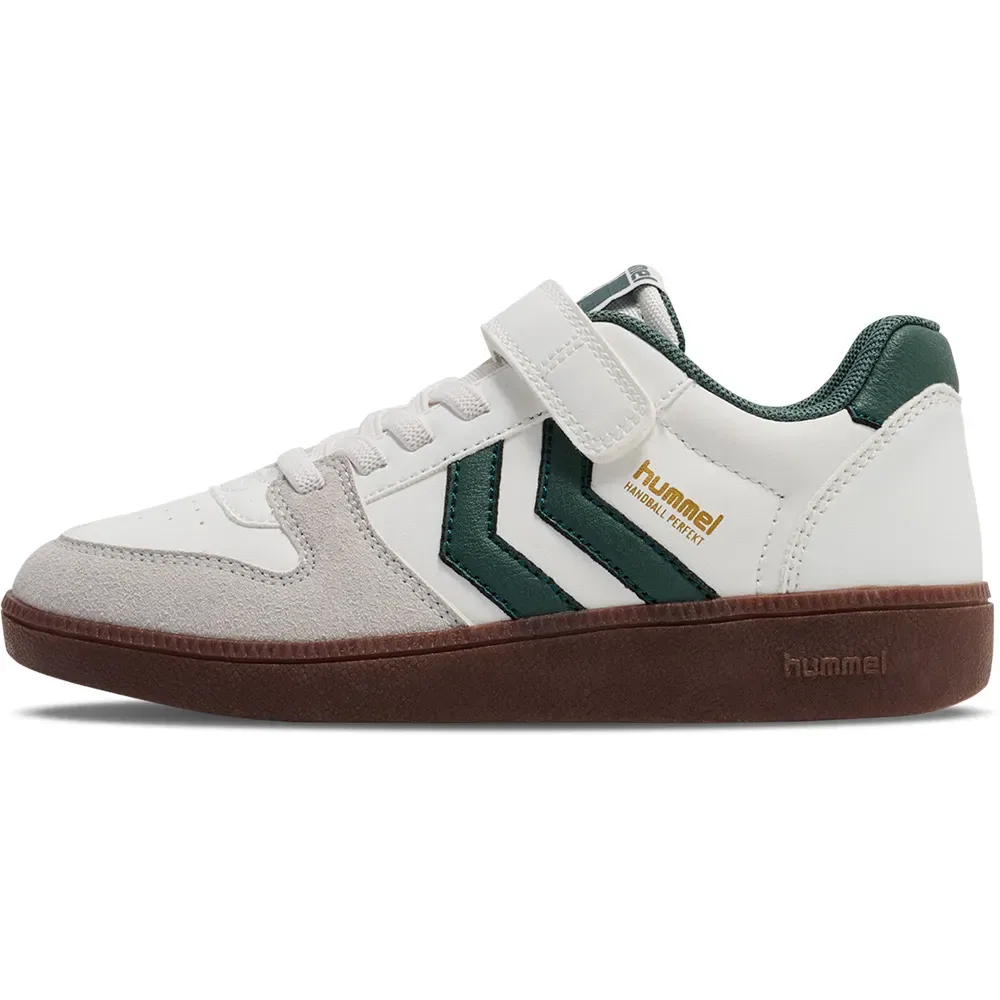 Детские кроссовки для девочек с липучкой Handball Perfekt SP JR Hummel, White
