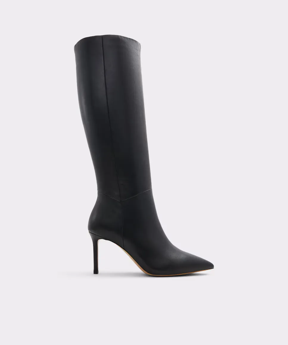

Женские кожаные ботинки с острым носком Aldo, черный