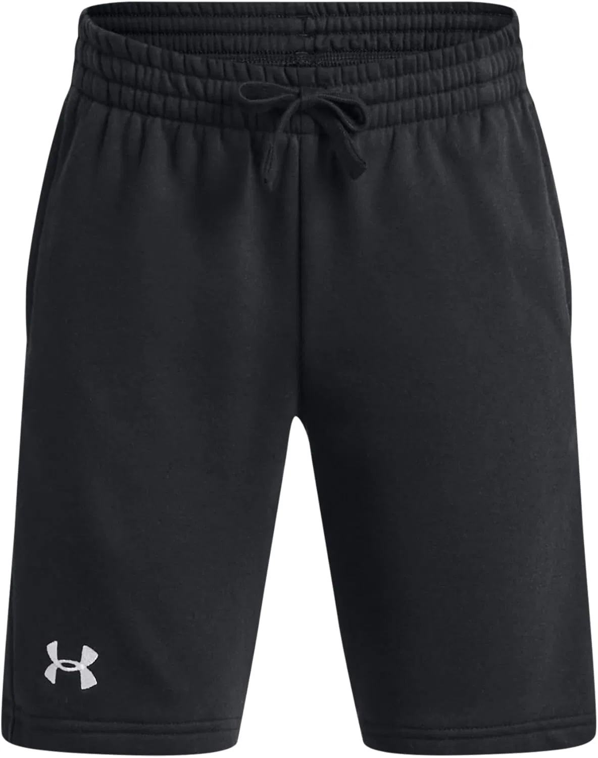 Детские флисовые шорты Under Armour Rival, (001) Black//White