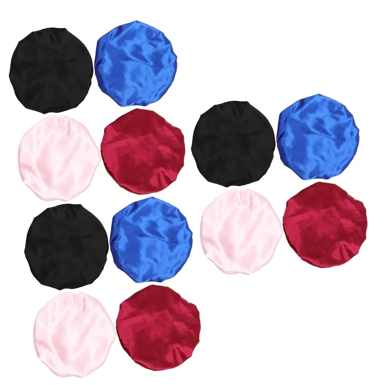 Шапочка для душа Satin, 12 шт, FRCOLOR, 28x28 см, verschiedene Farben