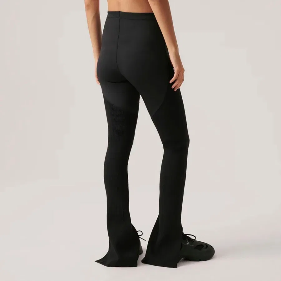Женские спортивные брюки 7/8 с брендом adidas, Черный — фото 3