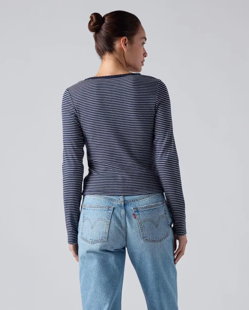 Женская футболка с длинным рукавом, Levi's, мультиколор — фото 2