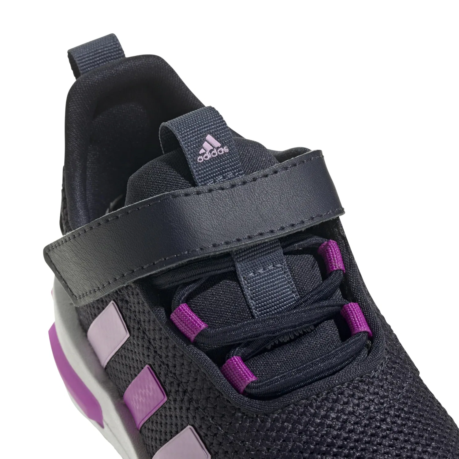 Детские кроссовки для мальчиков с принтом Racer Tr23 Shoes Kids Adidas, Legend Ink Bliss Lilac Flash Pink — фото 4