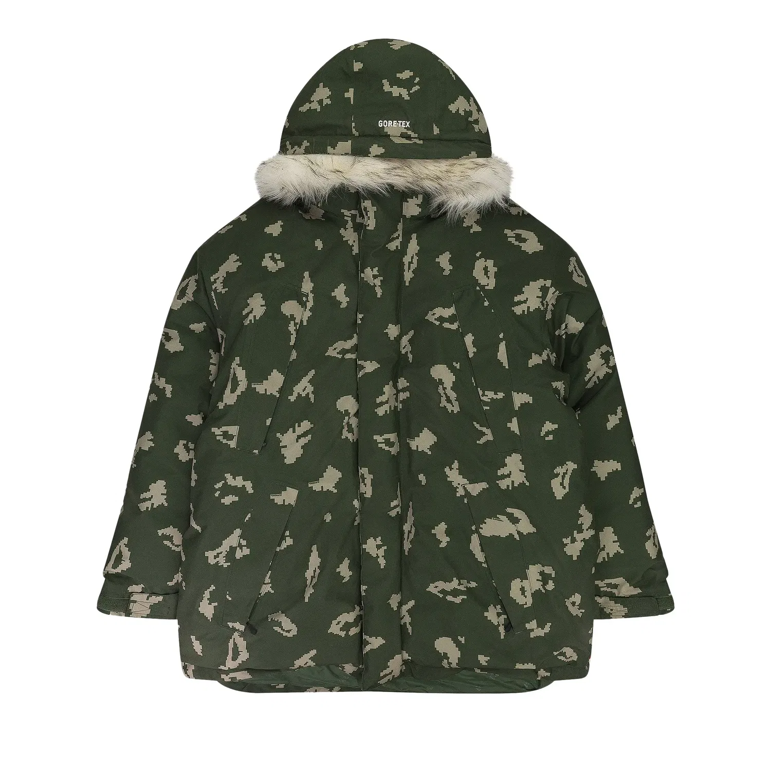 Пуховая парка Supreme GORE-TEX 700-Fill, зеленый