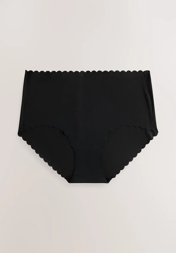 Трусы 3 комплект Midi fit - no vpl scallop 3 pack Next black, white, nude, белый — фото 4