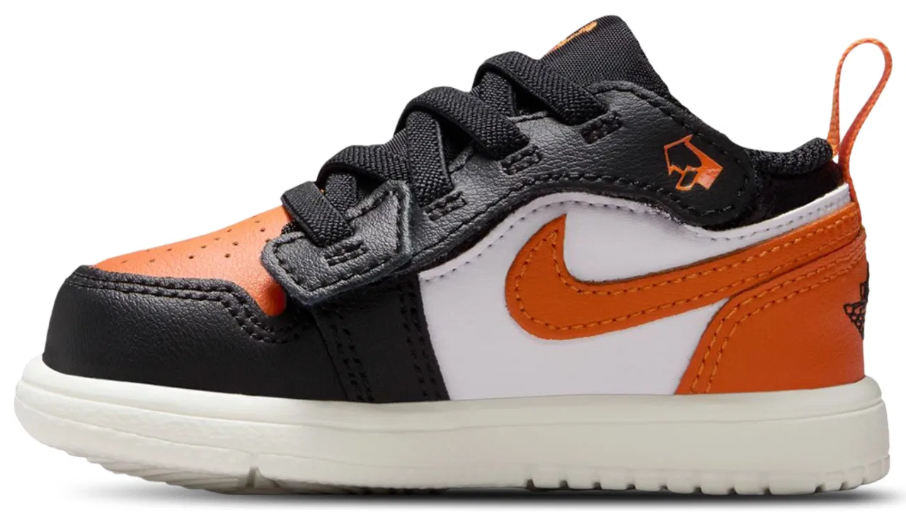 Кроссовки для мальчиков AJ 1 Low Alt Jordan, черный/оранжевый — фото 2
