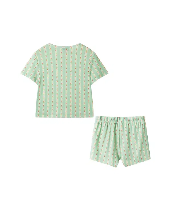 Детский комплект для сна с длинным рукавом Big Sister Butterfly Andy & Evan, Light Green Floral — фото 2