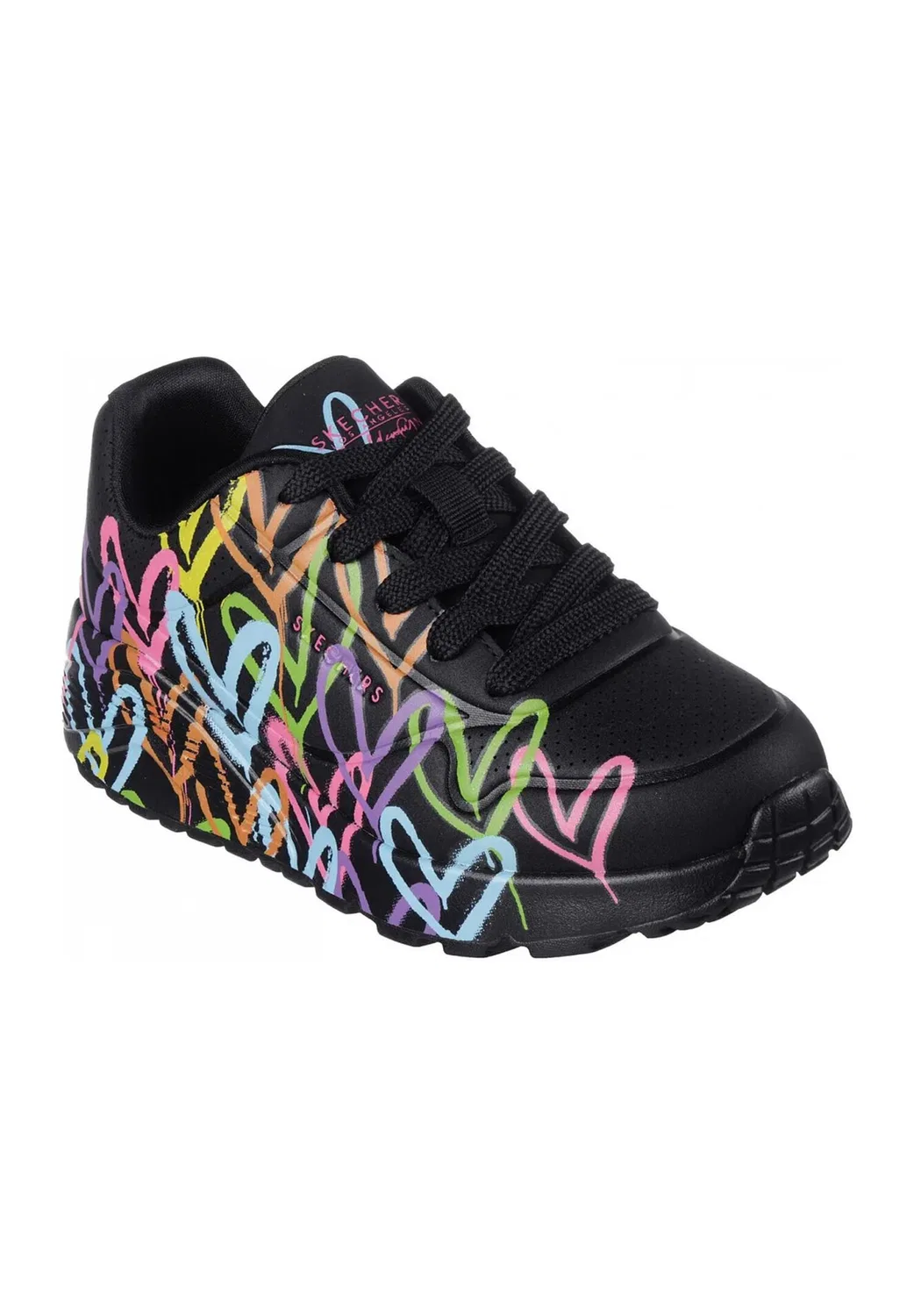 Детские кроссовки с принтом Skechers Street UNO Spread the Love, Цвет: Schwarz